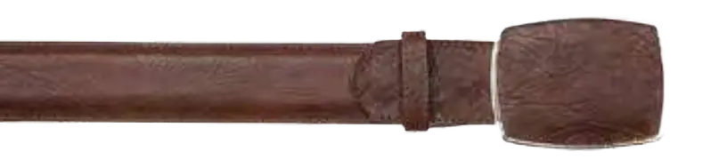 Los Altos C11A3107 Brown Genuine Leather Cowboy Belt
