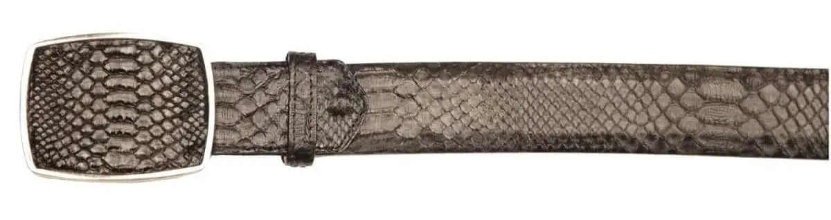 Los Altos C11A5705 Black Genuine Python Cowboy Belt