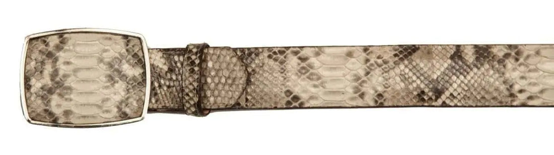 Los Altos C11A5749 Natural Genuine Python Cowboy Belt