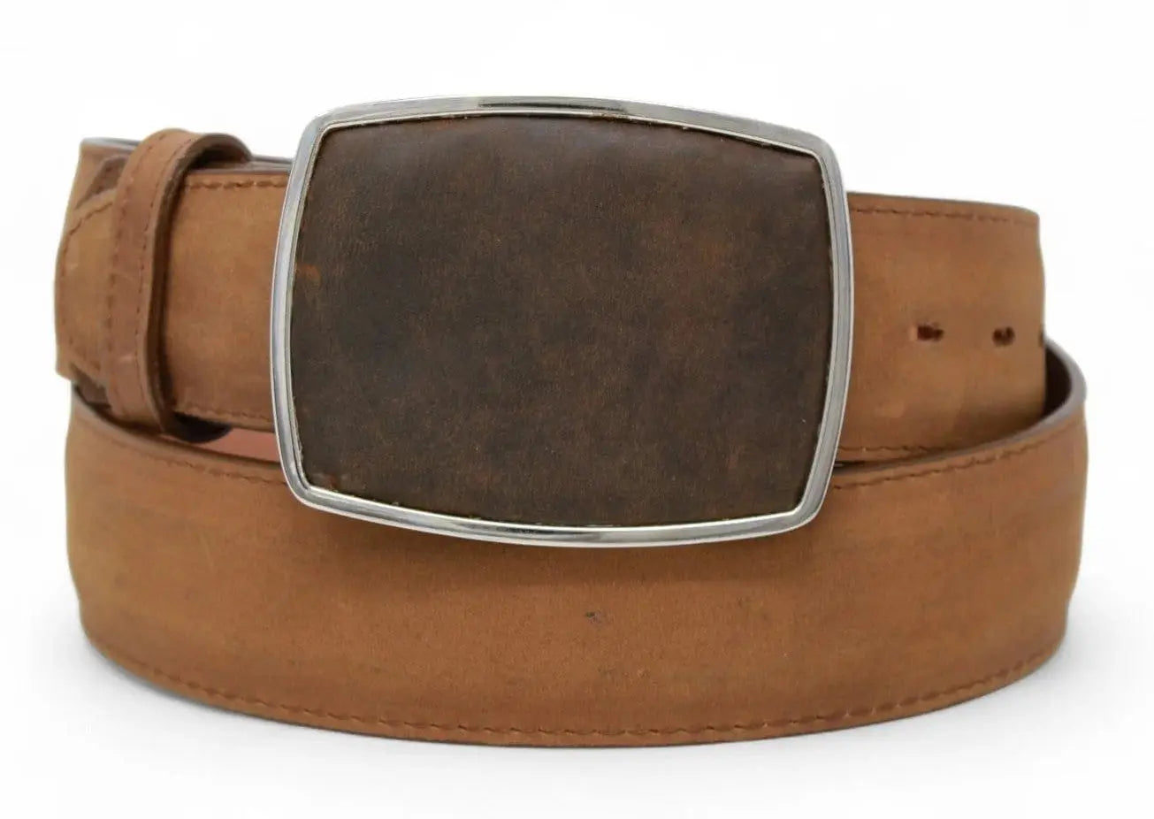 Los Altos C11A6231 Tan Genuine Leather Cowboy Belt