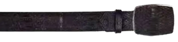 Los Altos C11AN5705 Black Genuine Python Cowboy Belt