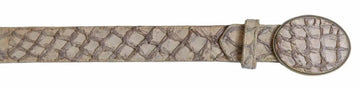 Los Altos C11U1072 Mocha Genuine Piraruccu Cowboy Belt