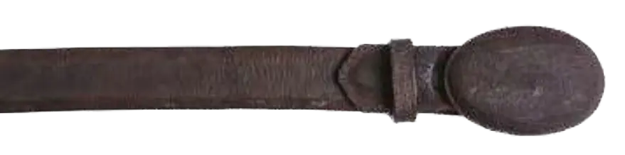 Los Altos C11U9894 Choco Genuine Leather Cowboy Belt