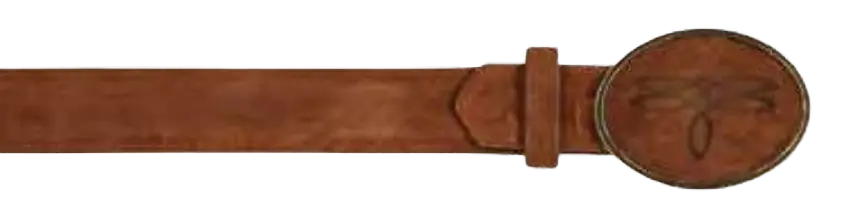 Los Altos C11UR6603 Cognac Genuine Leather Cowboy Belt