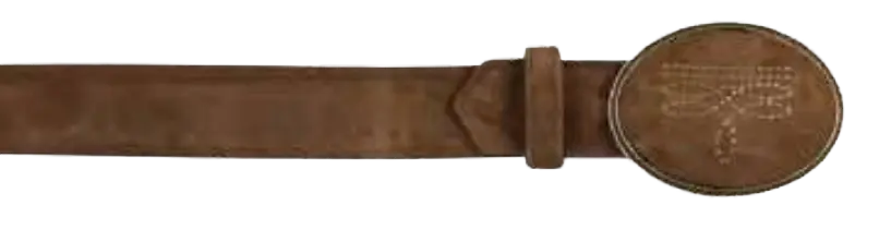 Los Altos C11UR6607 Brown Genuine Leather Cowboy Belt