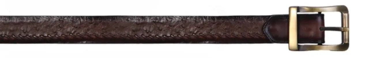 Los Altos C238207 Brown Genuine Caiman Belly Belt