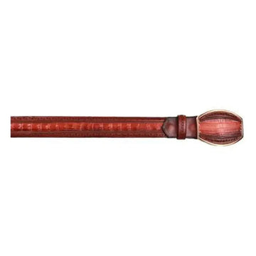 Los Altos C24U8257 Faded Cognac Genuine Caiman Belly Belt