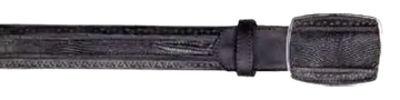Los Altos C25U0705 Black Genuine Teju Lizard Cowboy Belt
