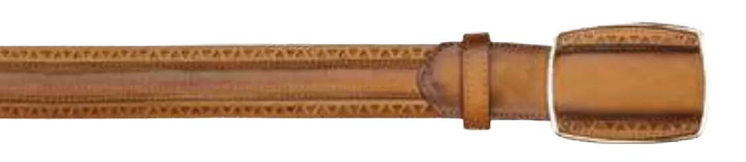 Los Altos C25U3880 Faded Honey Genuine Leather Cowboy Belt