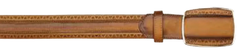 Los Altos C25U3880 Faded Honey Genuine Leather Cowboy Belt