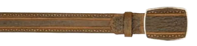 Los Altos C25UG3151 Grasso Honey Genuine Leather Cowboy Belt