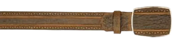 Los Altos C25UG3151 Grasso Honey Genuine Leather Cowboy Belt
