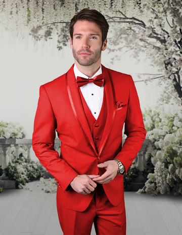 Statement Caesar Red Tuxedo