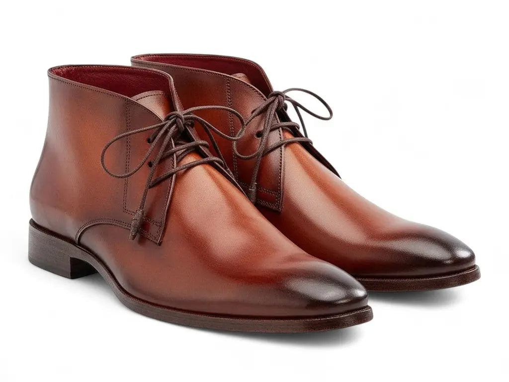 Paul Parkman Men's Camel/Brown Chukka Boots (ID#CK53BRW) PAUL PARKMAN