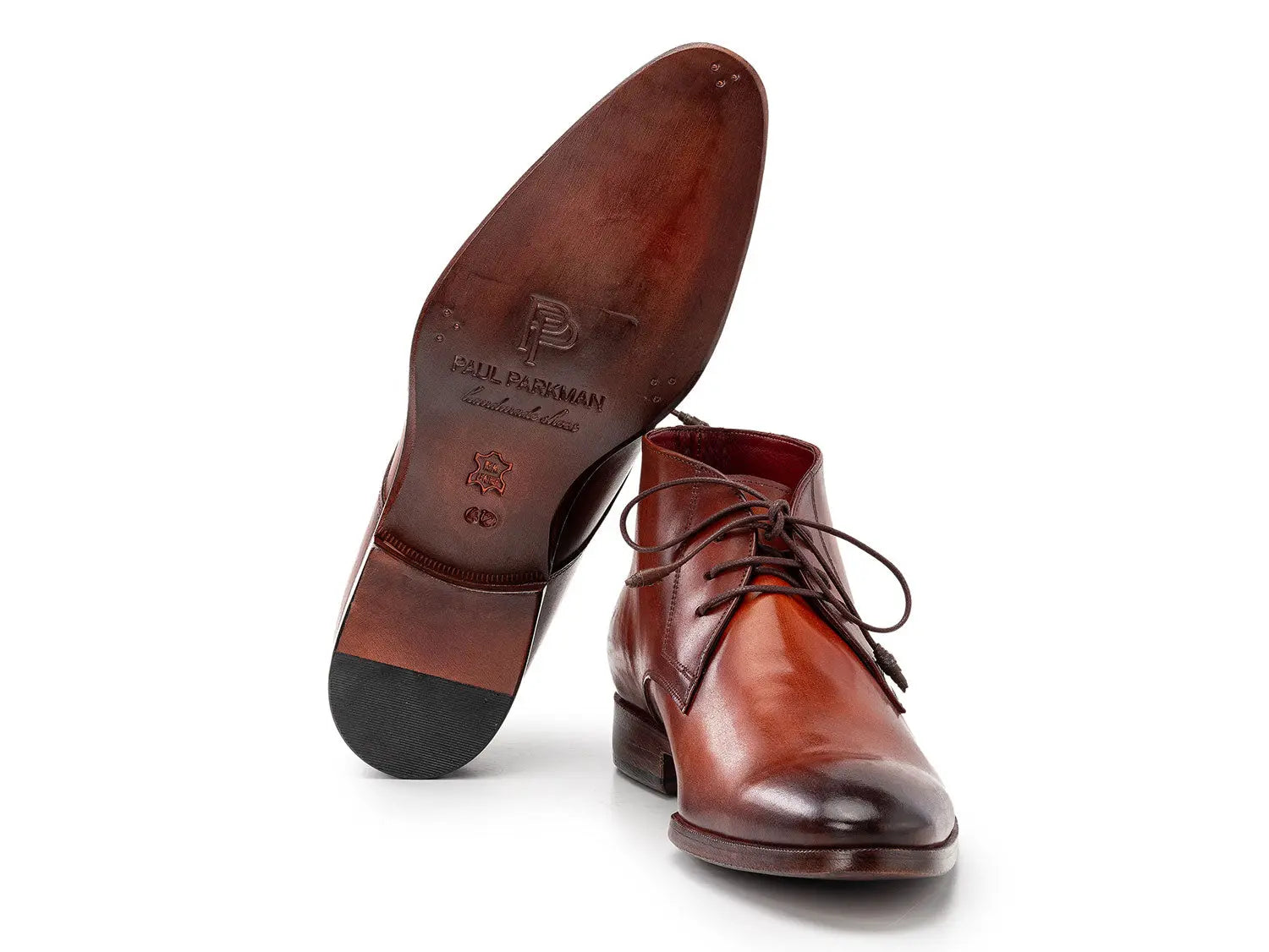 Paul Parkman Men's Camel/Brown Chukka Boots (ID#CK53BRW) PAUL PARKMAN