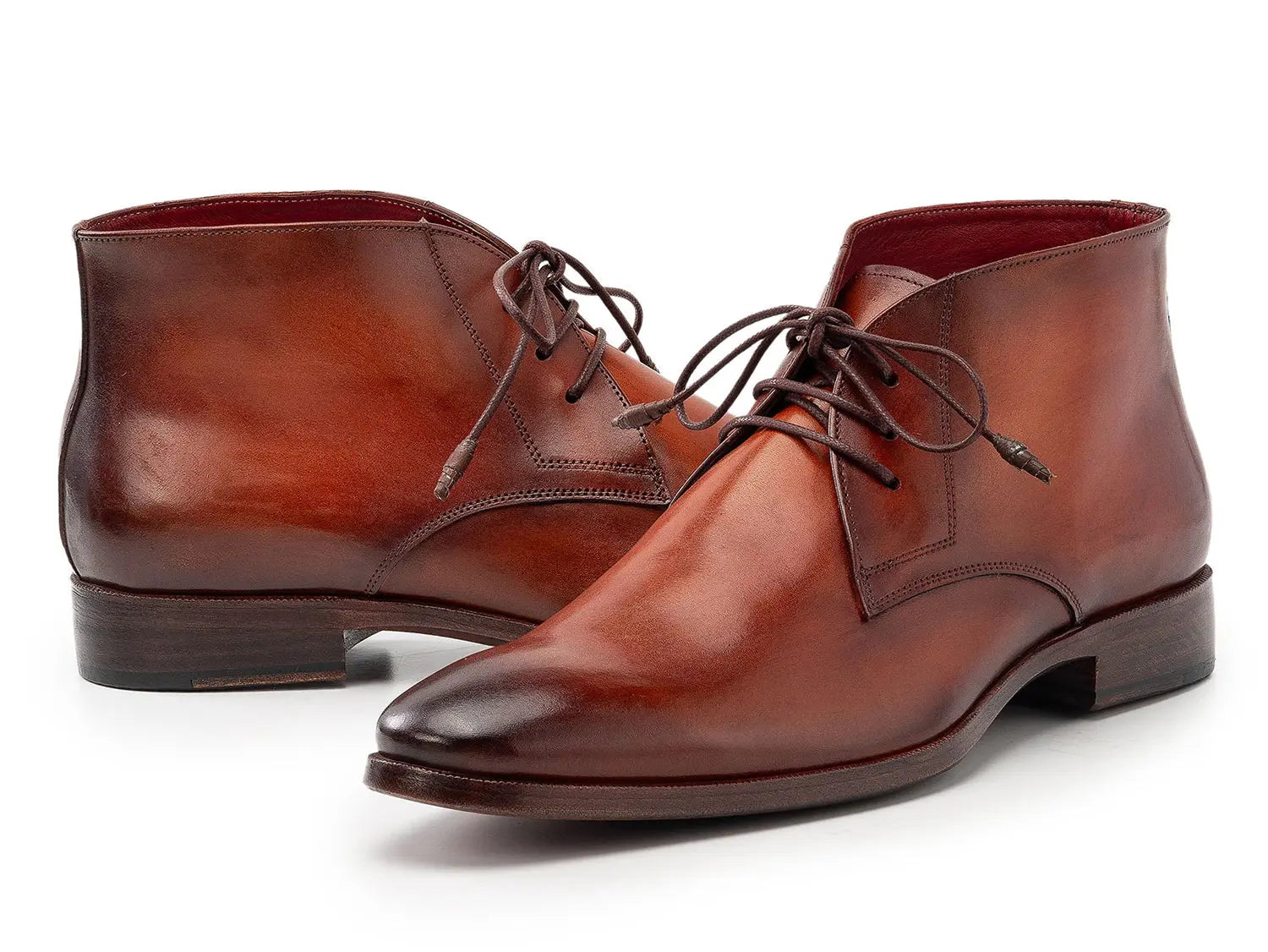 Paul Parkman Men's Camel/Brown Chukka Boots (ID#CK53BRW) PAUL PARKMAN