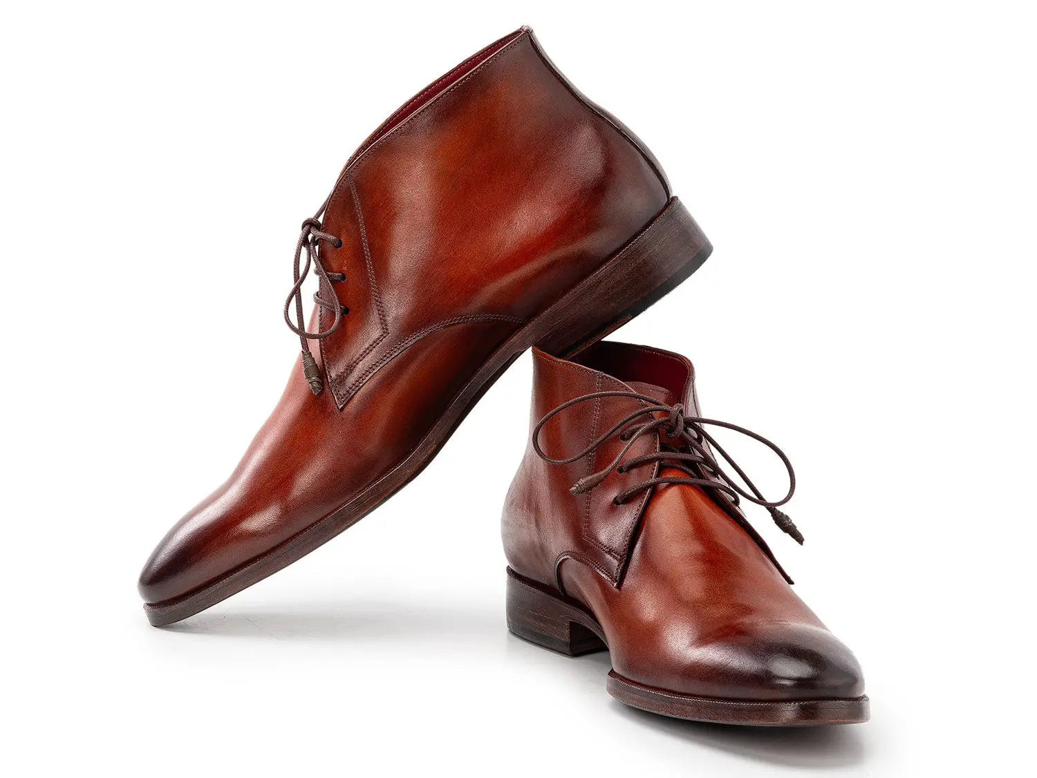 Paul Parkman Men's Camel/Brown Chukka Boots (ID#CK53BRW) PAUL PARKMAN