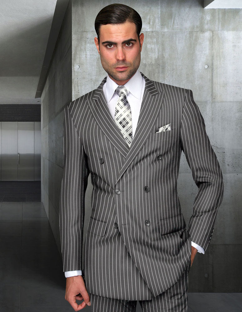 Statement DB-Zarelli Gray Super 180's Italian Wool Suit