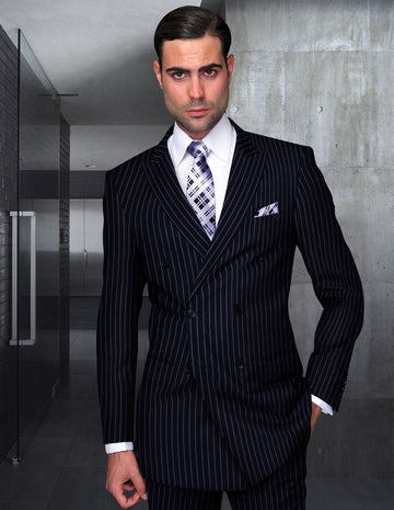 Statement DB-Zarelli Navy Super 180's Italian Wool Suit