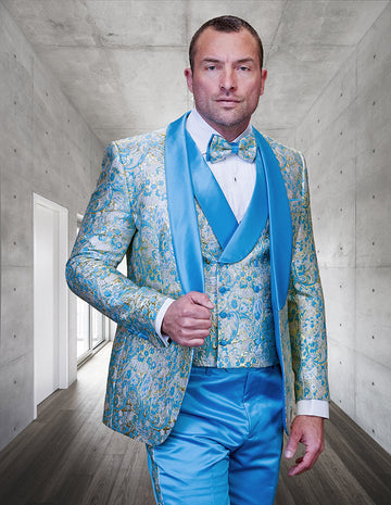 Statement Delano-2 Turquoise Tuxedo