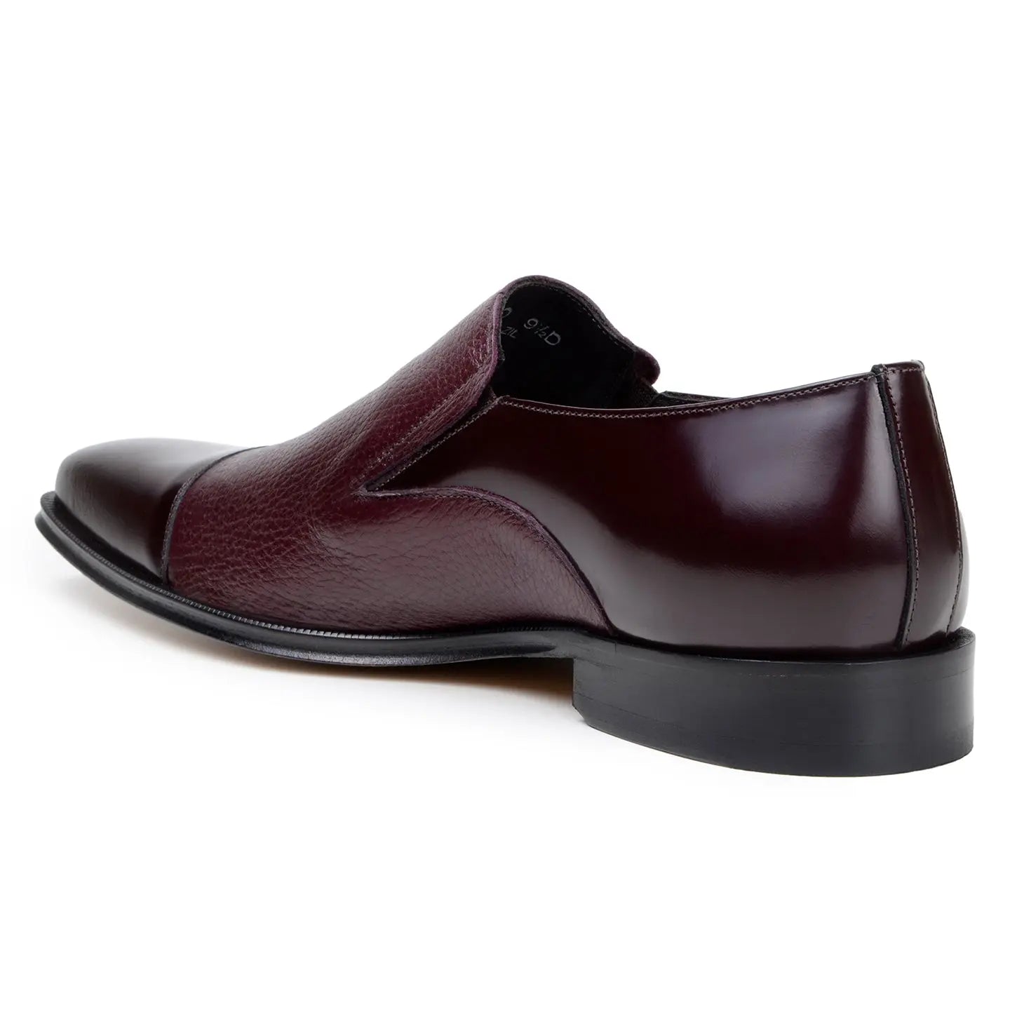 Belvedere Andreo Burgundy Genuine Leather Italian Deerskin/Calf Loafers