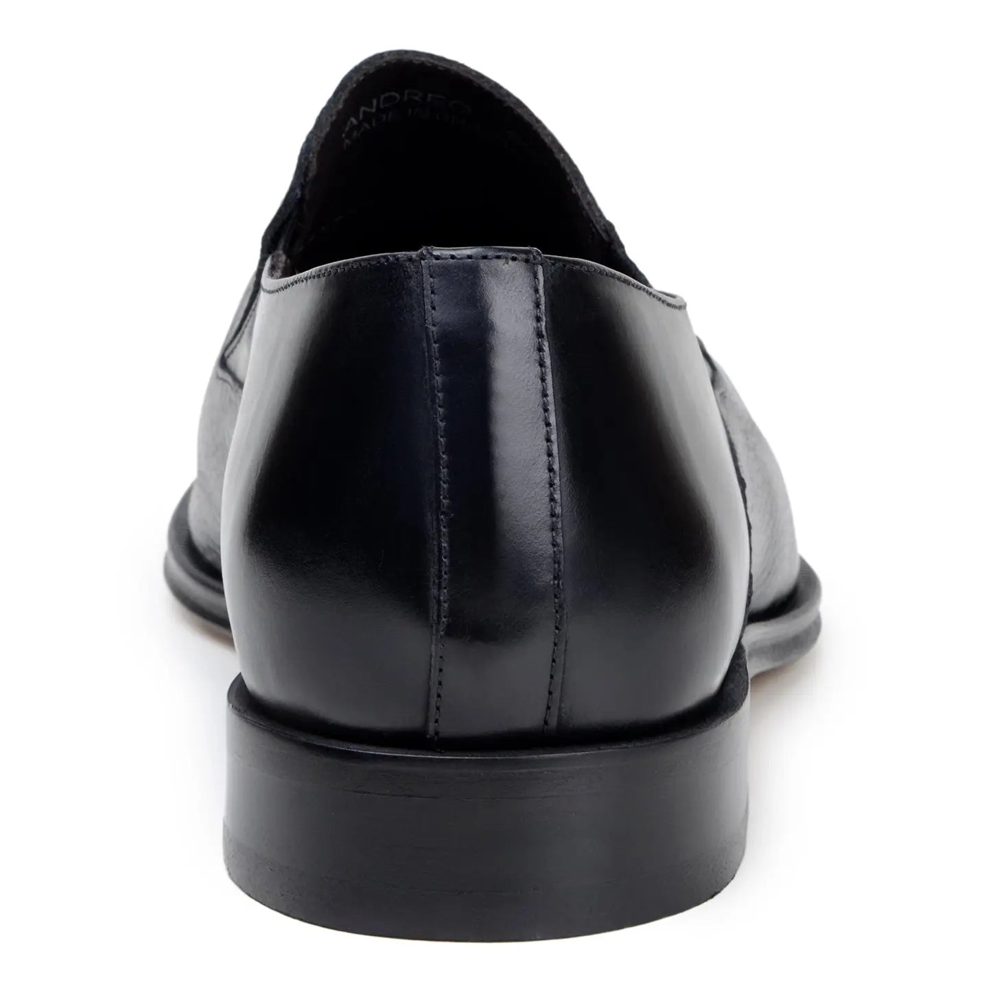 Belvedere Andreo Black Genuine Leather Italian Deerskin/Calf Loafers