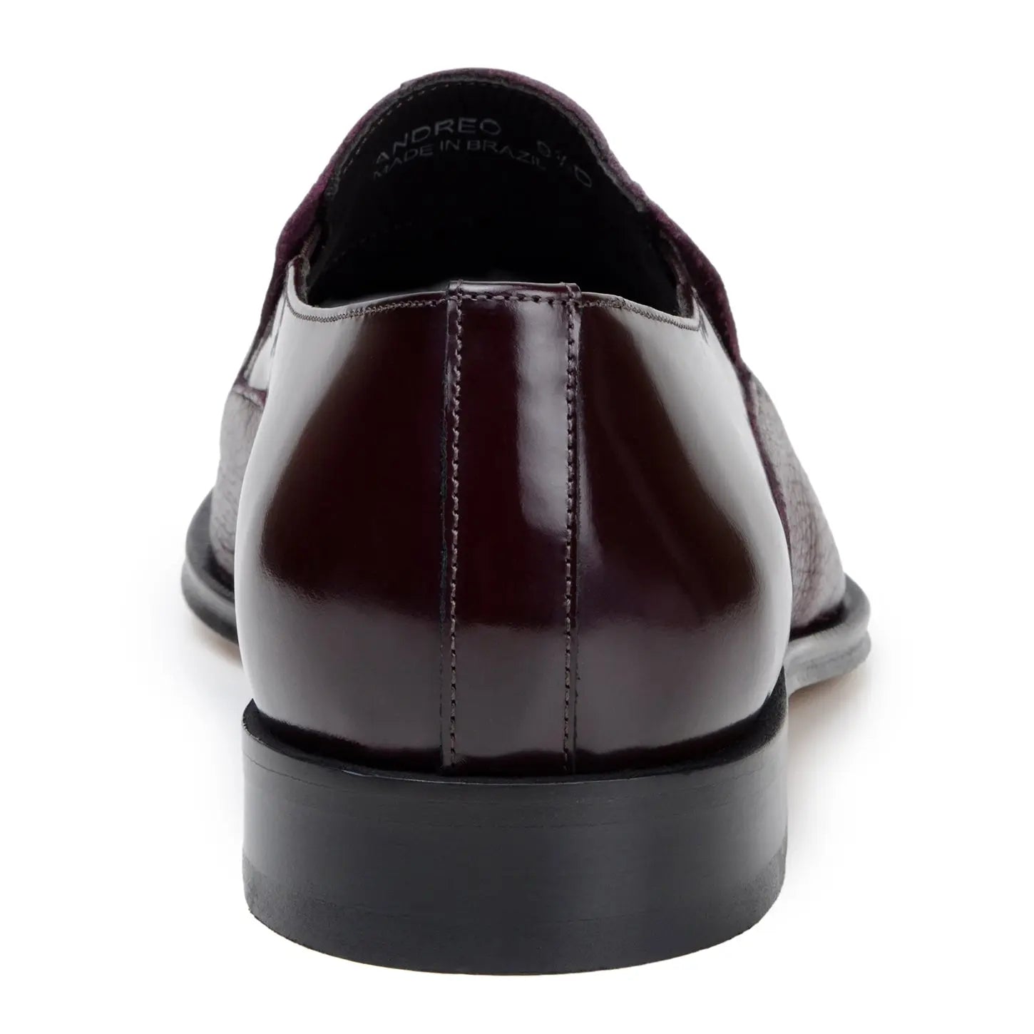 Belvedere Andreo Burgundy Genuine Leather Italian Deerskin/Calf Loafers