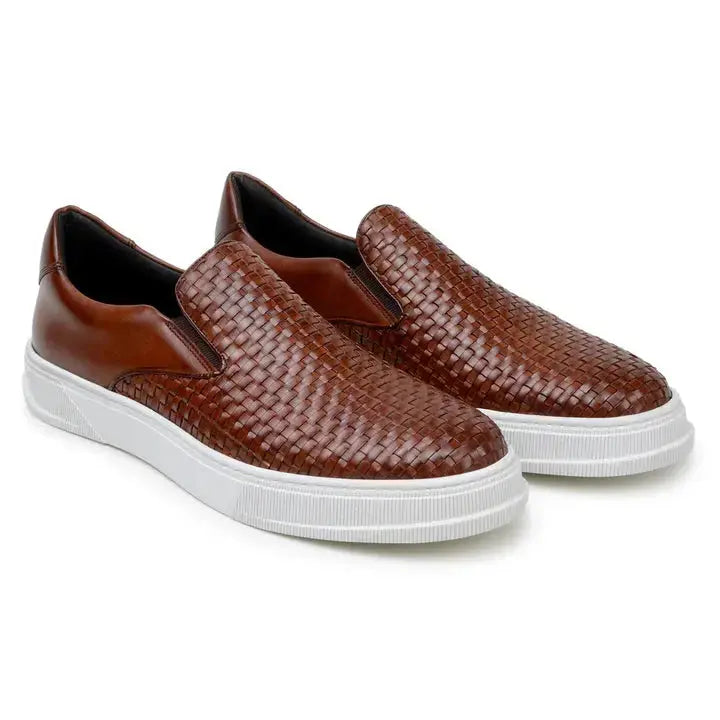 Belvedere Fernando Antique Tan Genuine Nappa Leather Sneakers