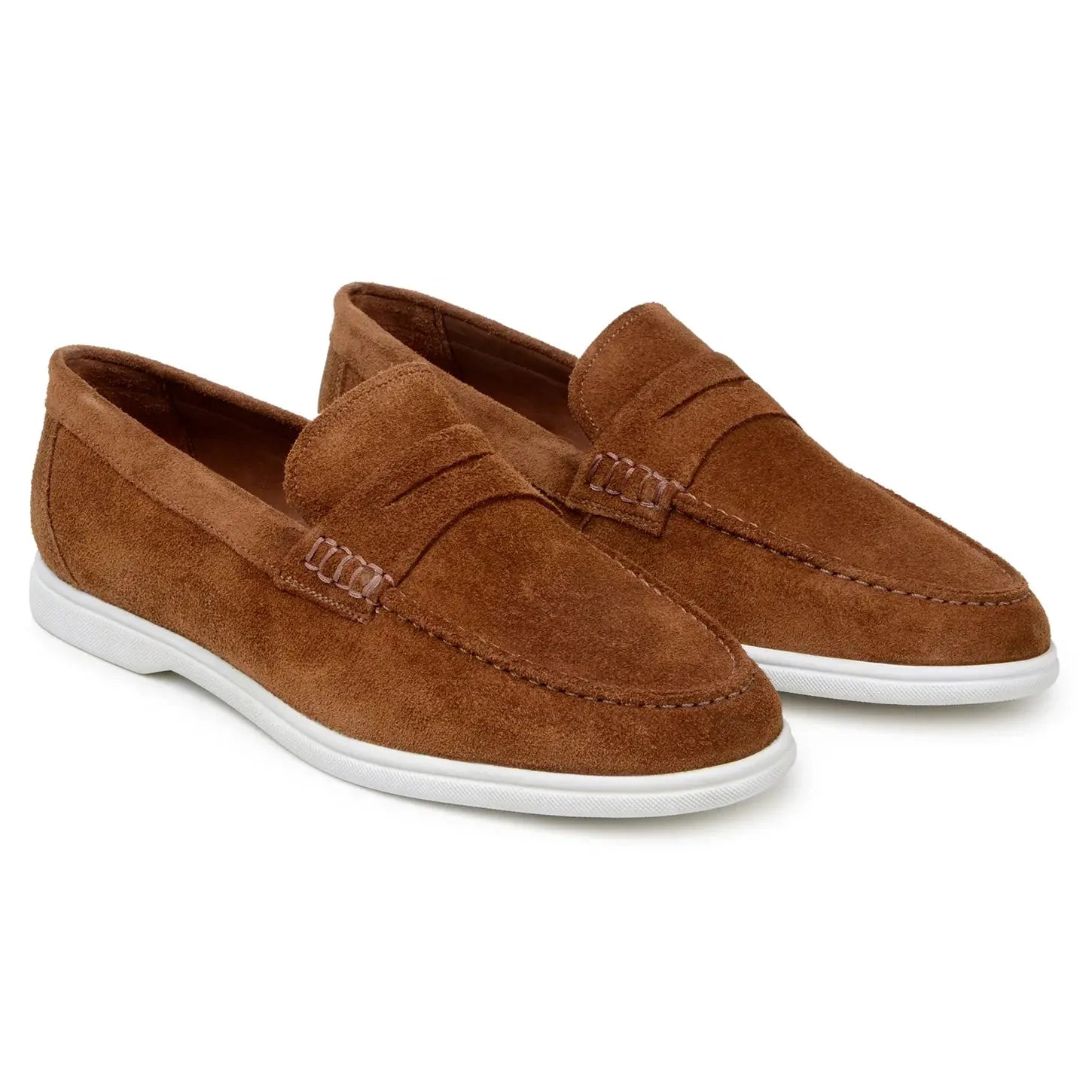 Belvedere Niko Bourbon Genuine Nappa Leather Loafers