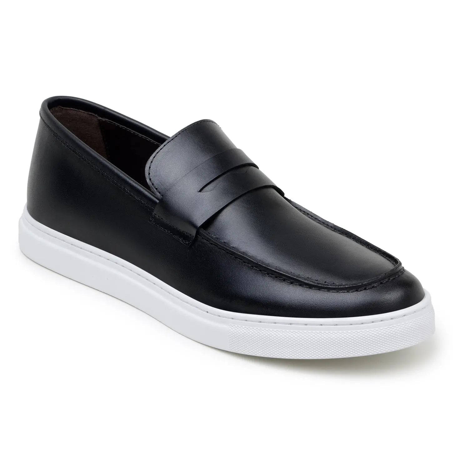 Belvedere Elliot Black Genuine Leather Calf Loafers