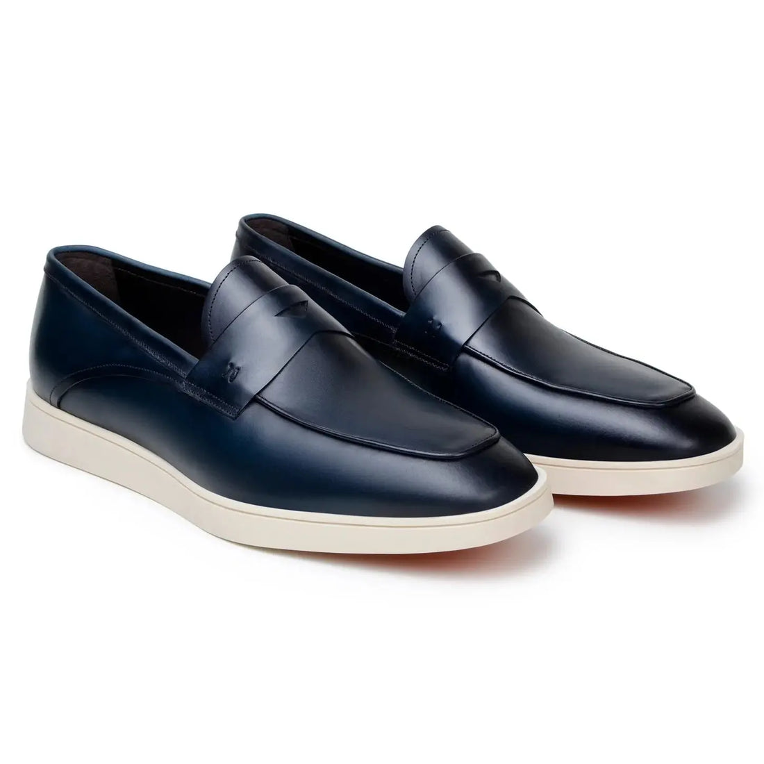 Belvedere Maurizio Navy Genuine Nappa Leather Loafers