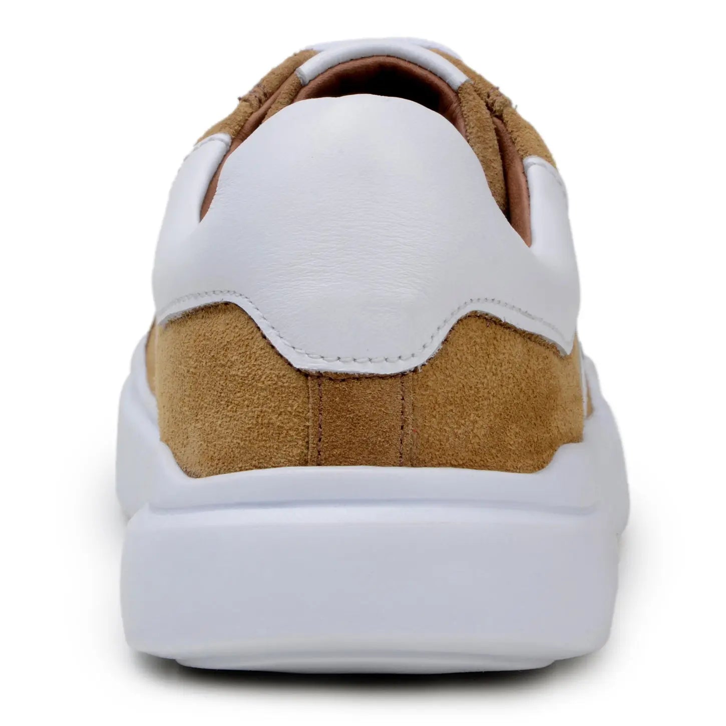 Belvedere Olivier Tan/White Genuine Leather Italian Suede/Soft Calf Sneakers
