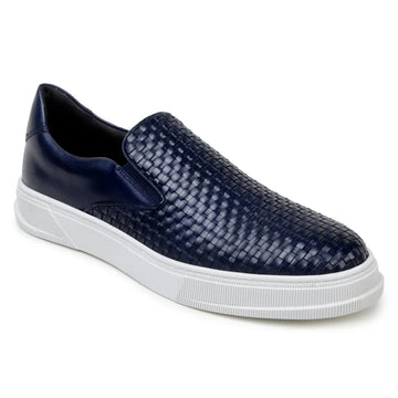 Belvedere Fernando Navy Genuine Nappa Leather Sneakers