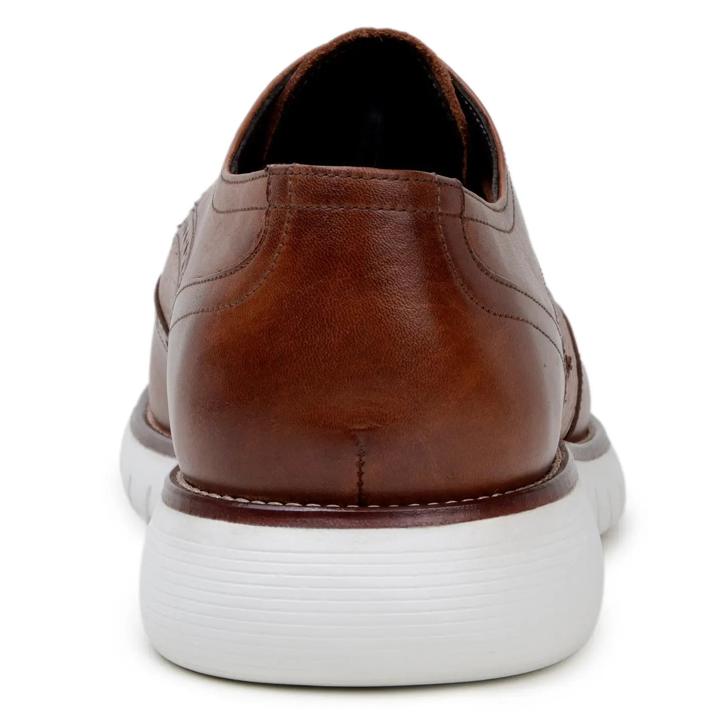 Belvedere Enzo Antique Tan Genuine Leather Italian Deerskin/Calf Oxfords