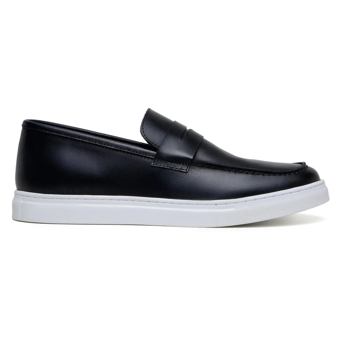 Belvedere Elliot Black Genuine Leather Calf Loafers