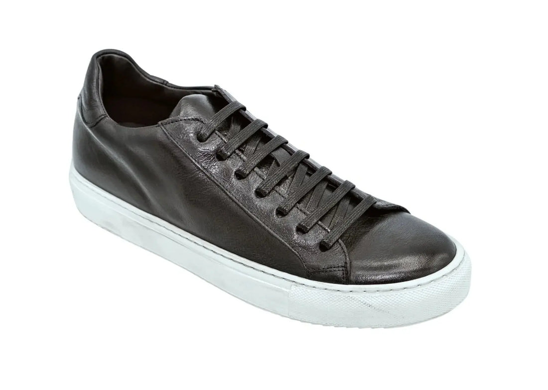 Giovacchini Ricardo Black Genuine Nappa Leather Sneakers