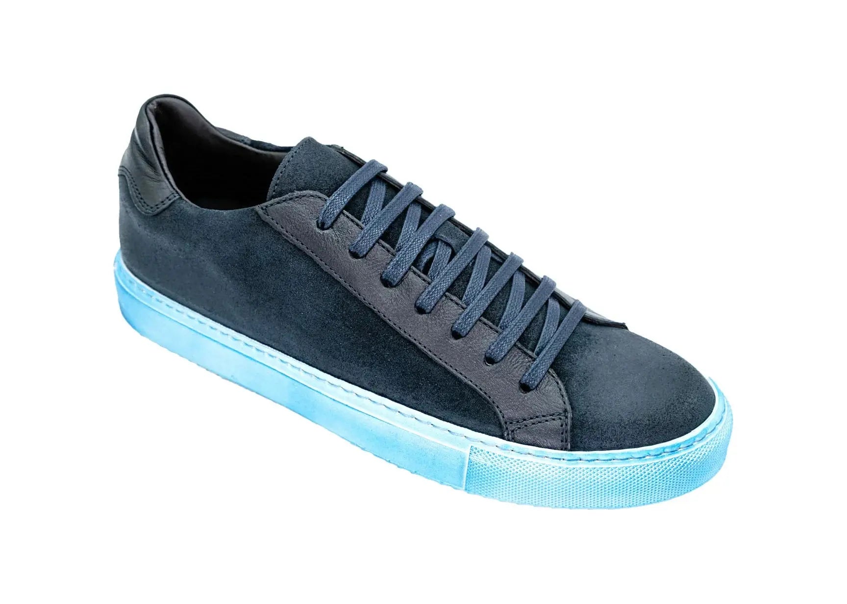 Giovacchini Rino Navy Genuine Nappa Leather Sneakers