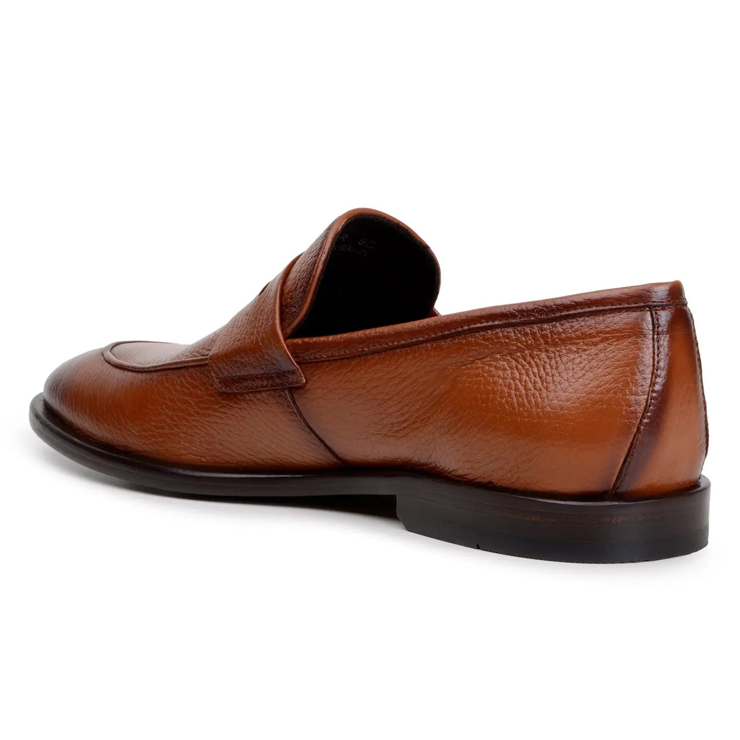 Belvedere Nohr Tan Genuine Leather Italian Deerskin Loafers