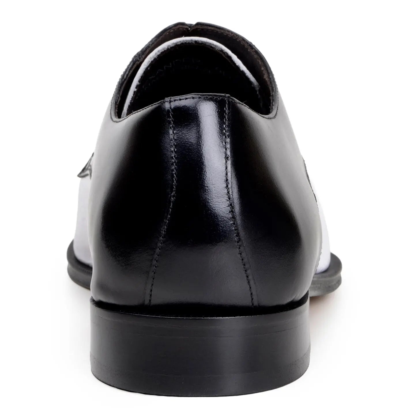 Belvedere Alexander Black/White Genuine Leather Italian Deerskin/Calf Oxfords