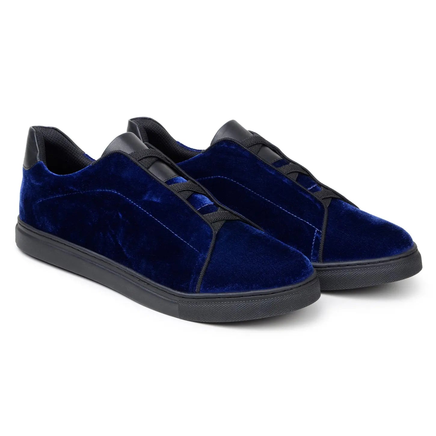 Belvedere Eros Midnight Blue Genuine Leather Calf/Velvet Sneakers