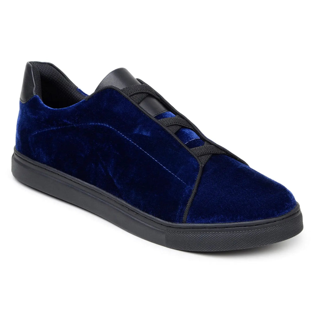Belvedere Eros Midnight Blue Genuine Leather Calf/Velvet Sneakers