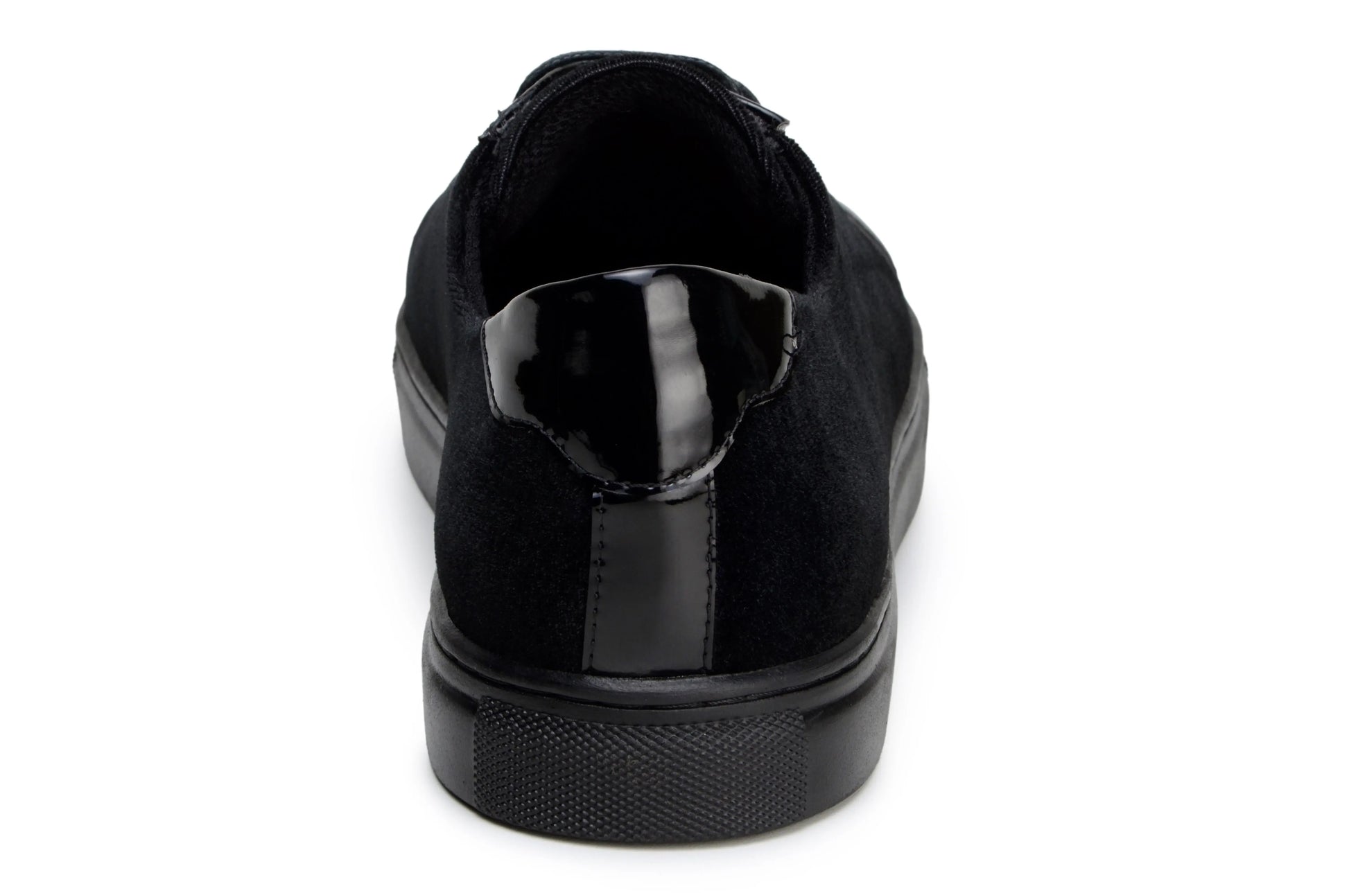 Belvedere Teo Black Genuine Leather Patent/Velvet Sneakers