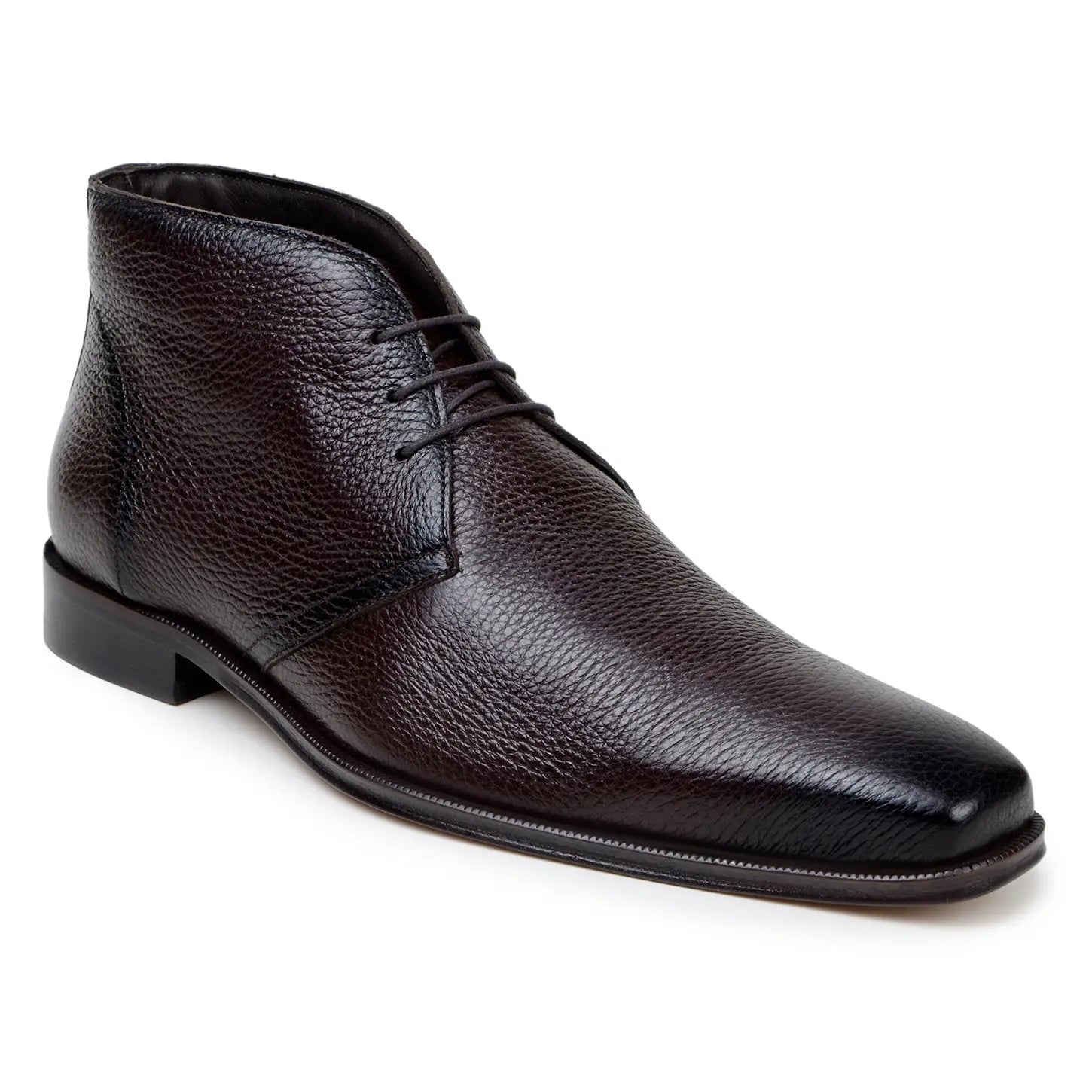 Belvedere Axel Brown Genuine Leather Italian Deerskin Boots
