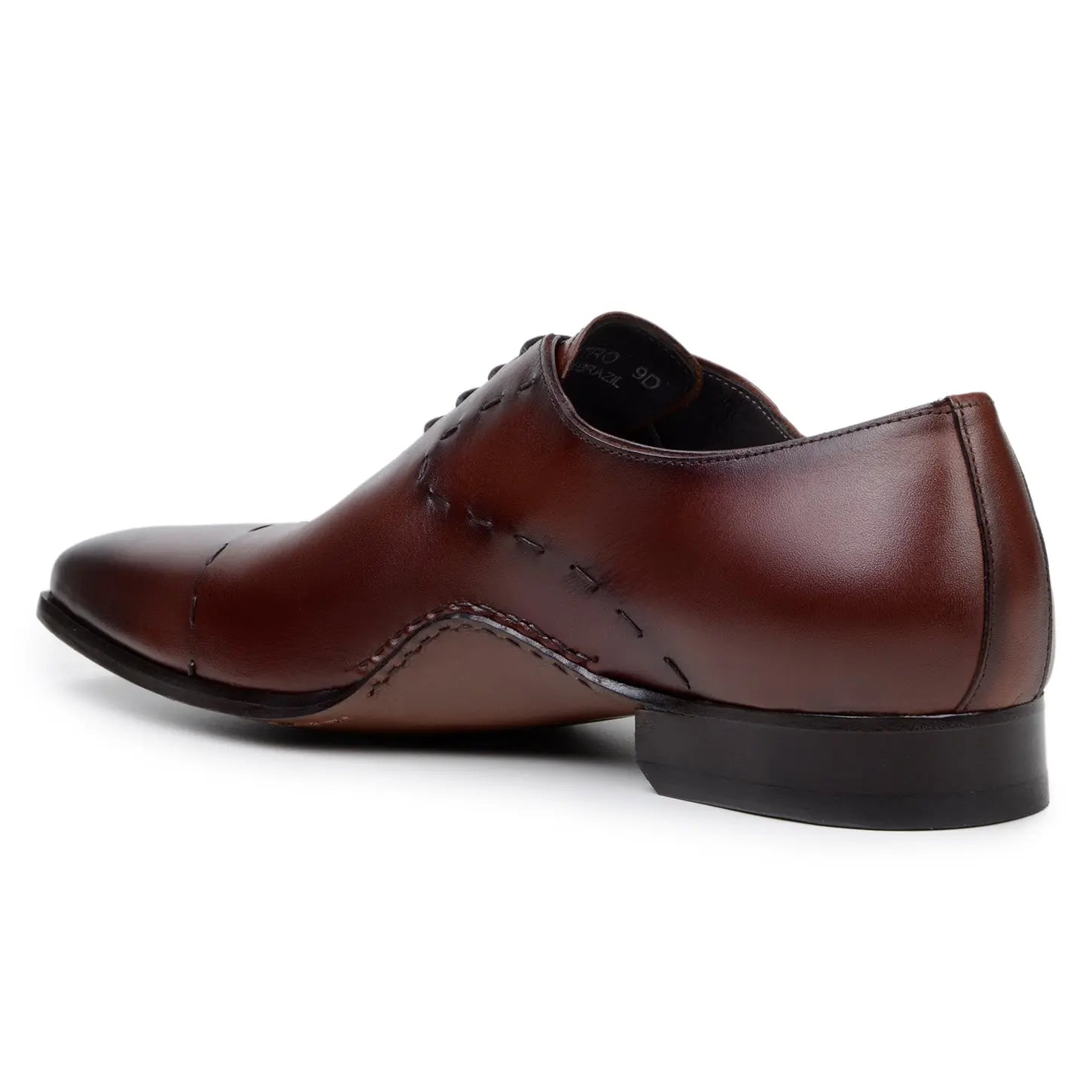 Belvedere Maestro Antique Cognac Genuine Leather Italian Calf Oxfords