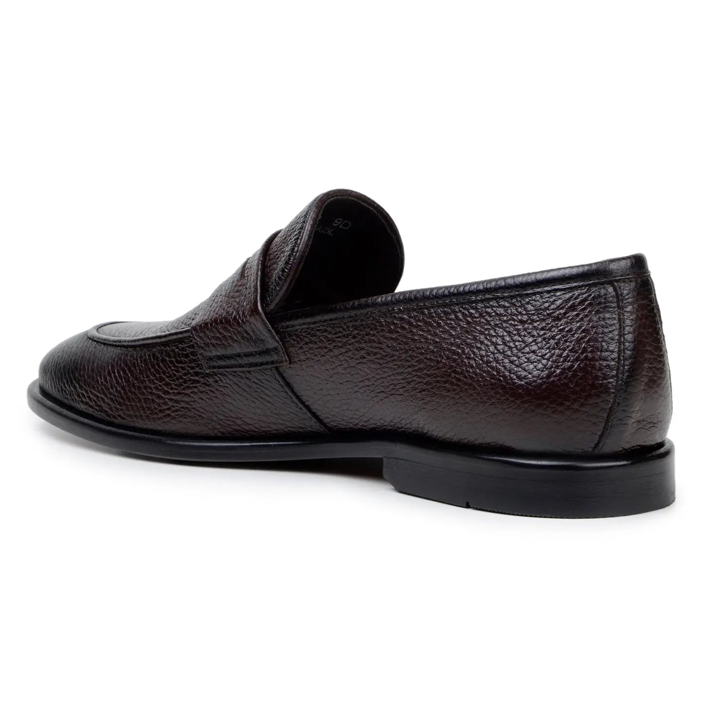 Belvedere Nohr Brown Genuine Leather Italian Deerskin Loafers