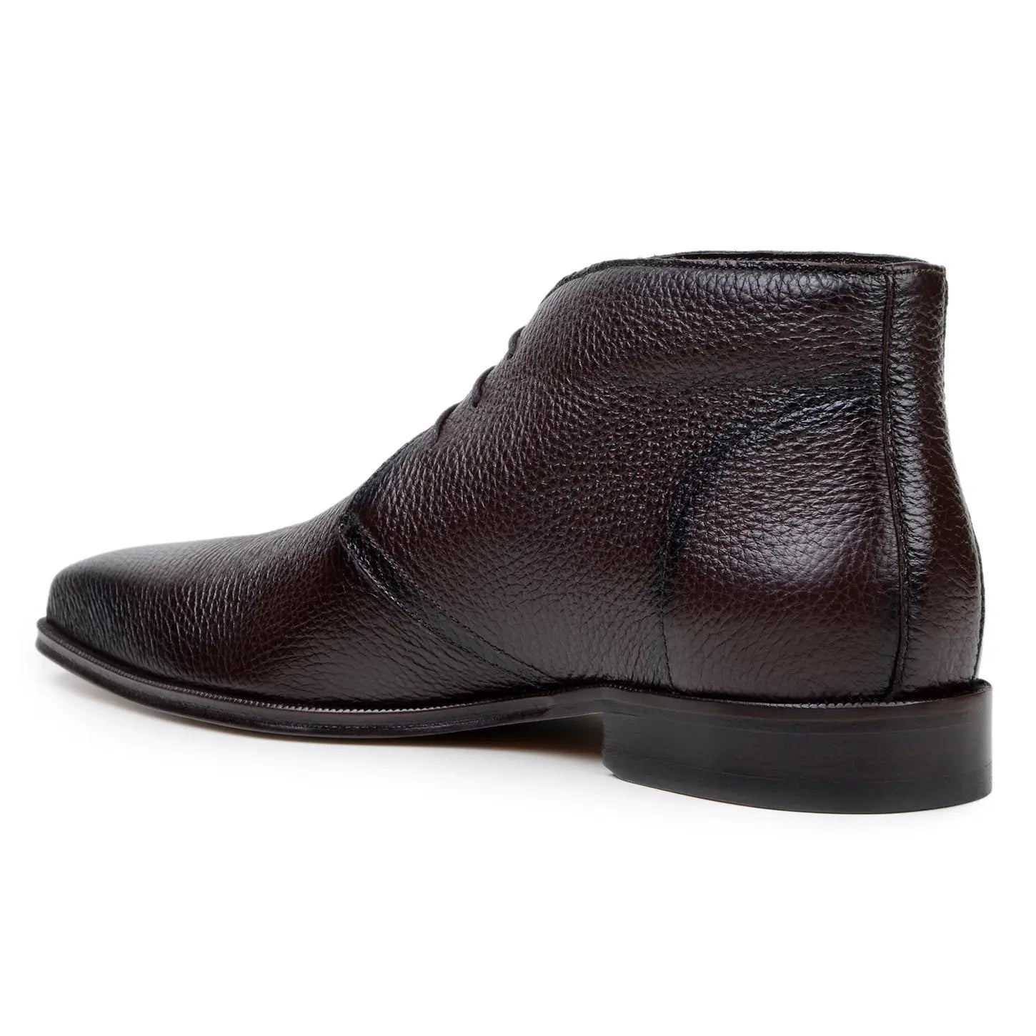 Belvedere Axel Brown Genuine Leather Italian Deerskin Boots