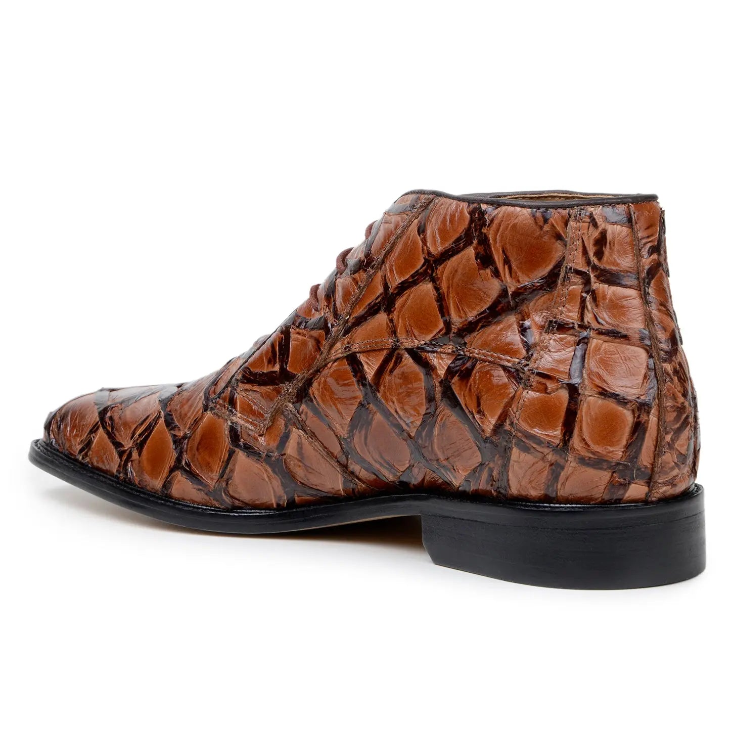 Belvedere Ciro BR03 Antique Almond Genuine Pirarucu Oxfords