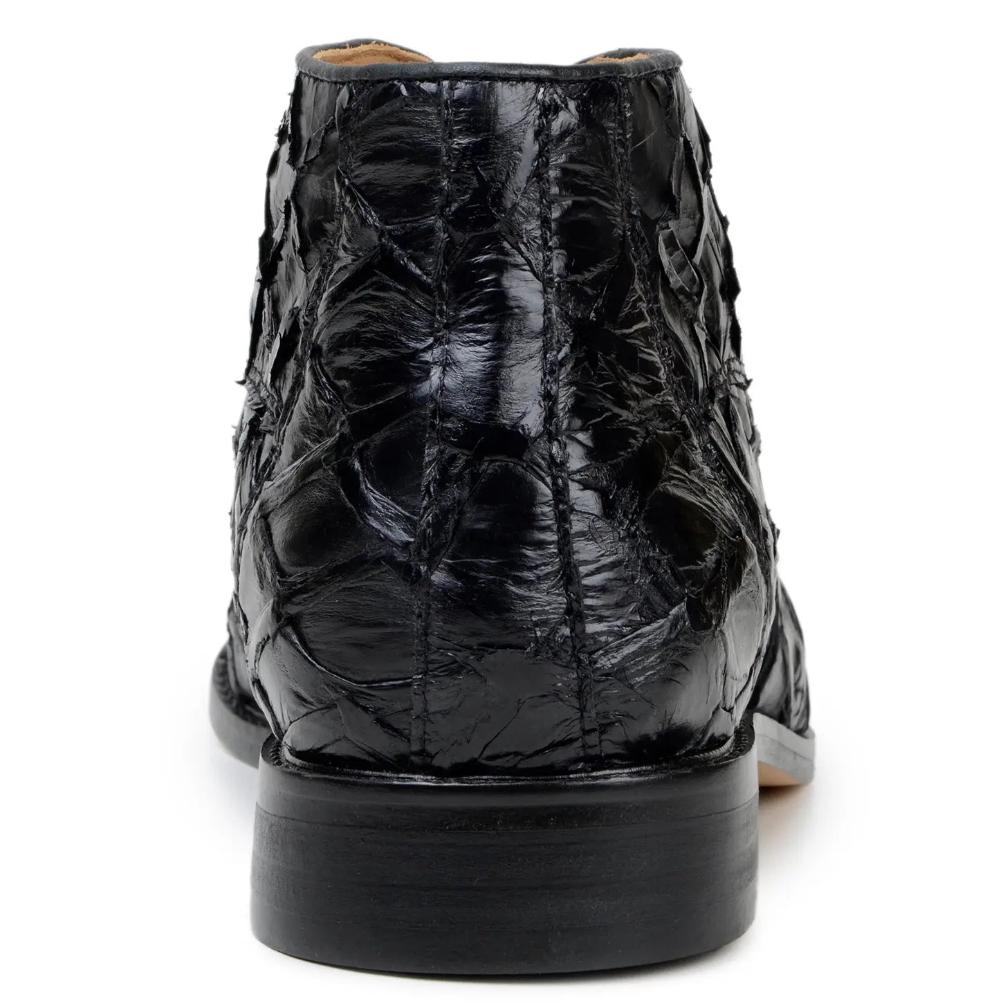 Belvedere Ciro BR03 Black Genuine Pirarucu Oxfords