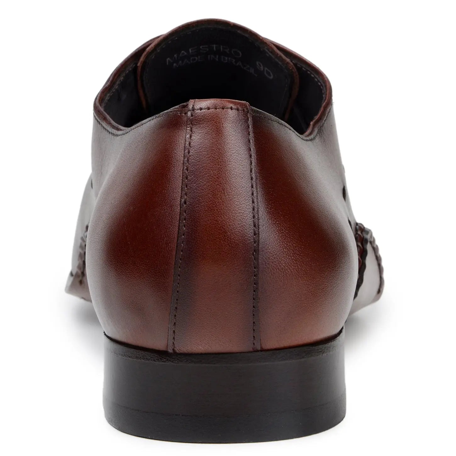 Belvedere Maestro Antique Cognac Genuine Leather Italian Calf Oxfords