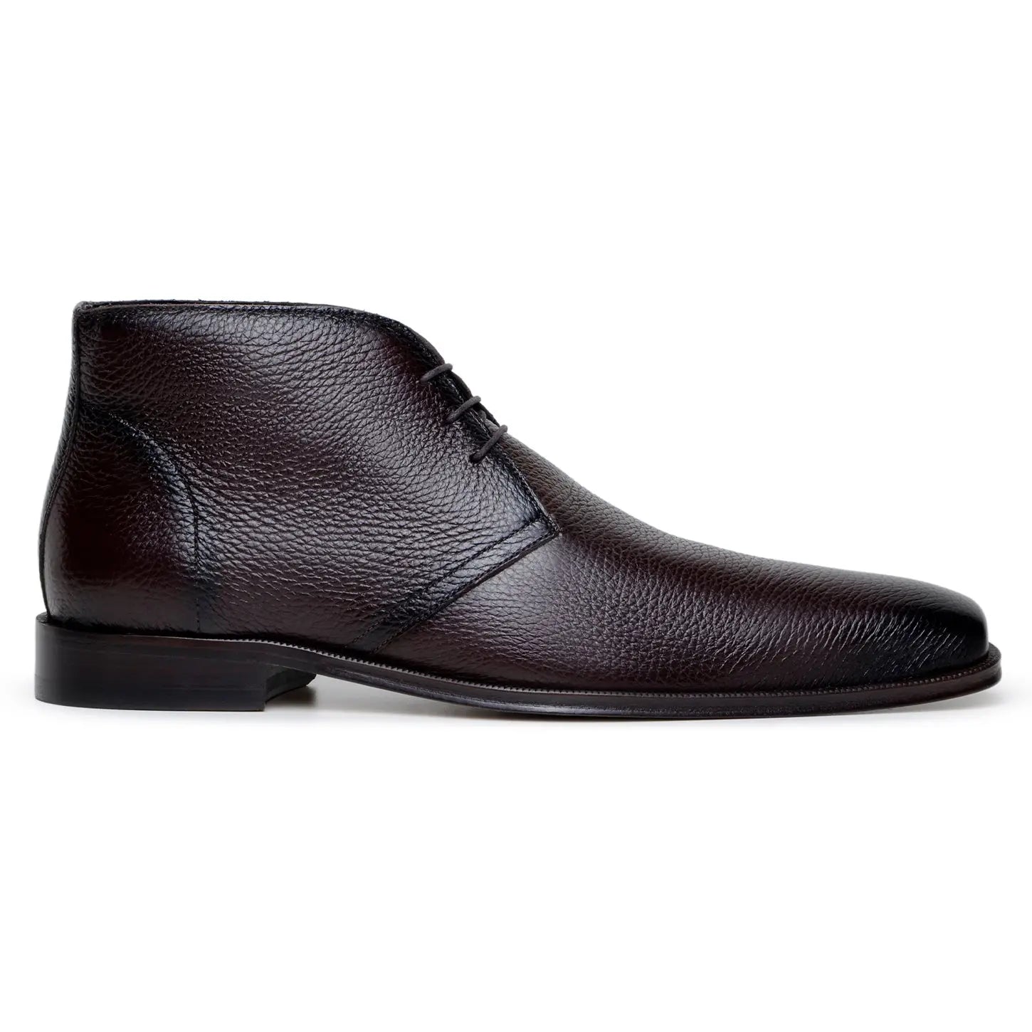 Belvedere Axel Brown Genuine Leather Italian Deerskin Boots